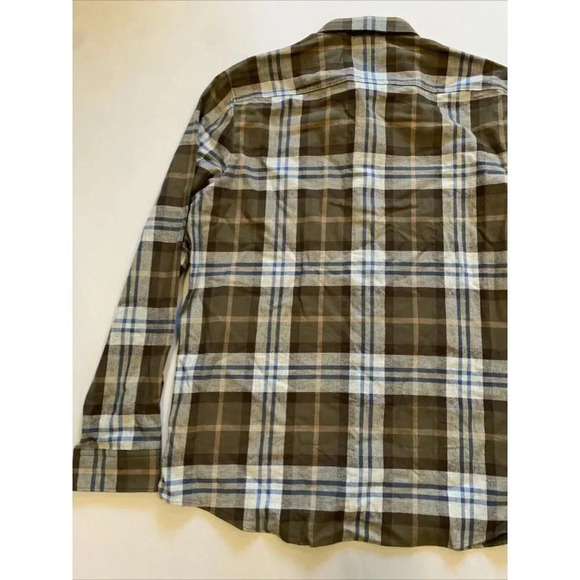 Hugo Boss Men's Brown Plaid Ermann Long Sleeve Button Down Shirt Medium NWT - Picture 9 of 12